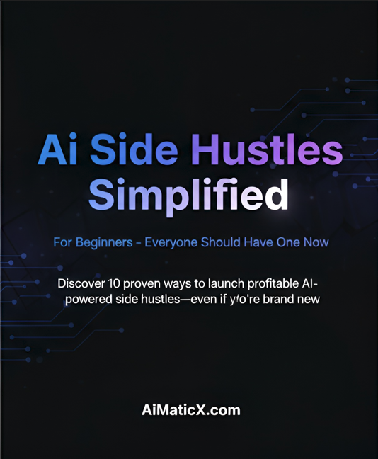 AI Side Hustles Simplified Ebook Cover